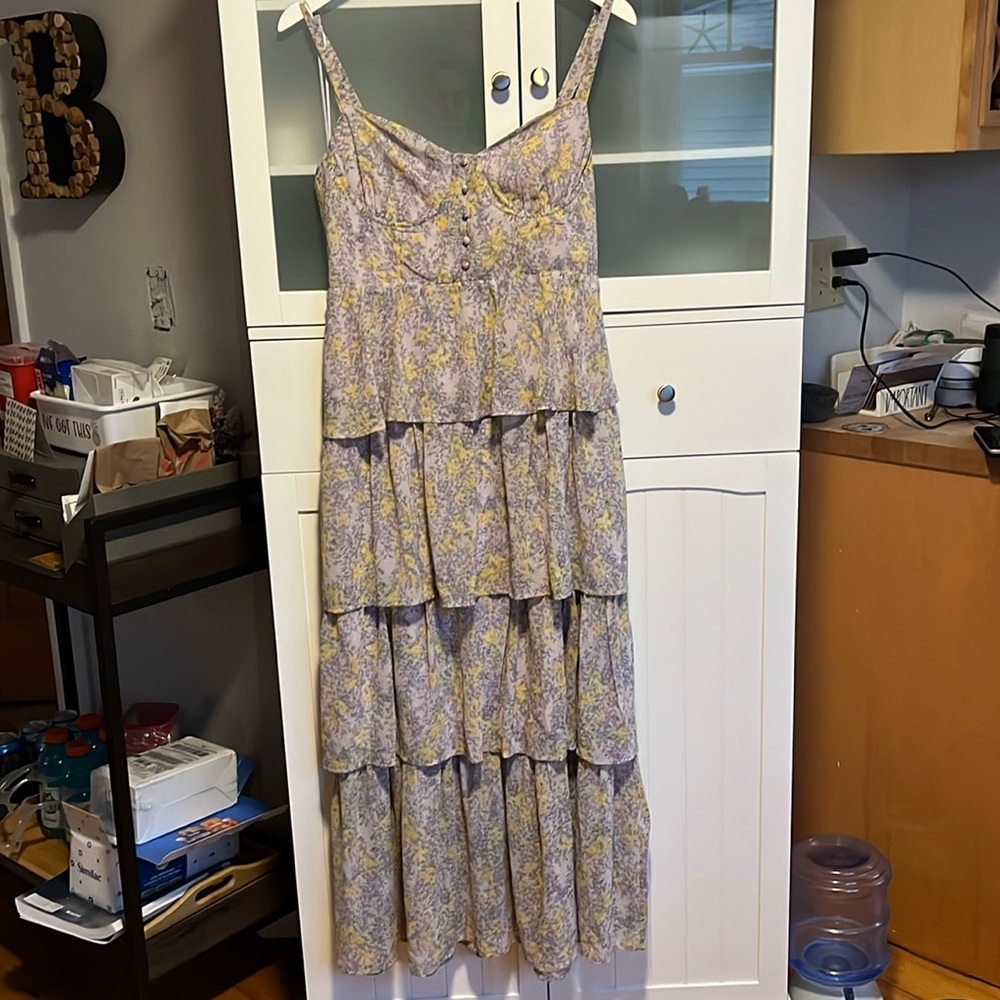 ASTR the Label Floral Ruffle Dress